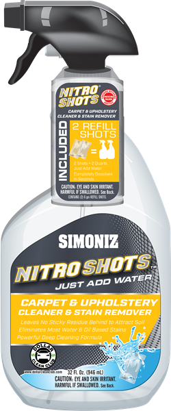 Simoniz Nitro Shots Carpet & Upholstery Cleaner & Stain Remover